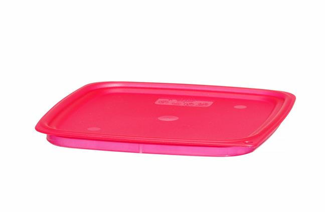 Pokrywka do pojemnika CamSquares Fresh Pro, Cambro, do pojemników 5,7l i 7,6l, czerwony, 229x229x(H)19mm Wariant podstawowy