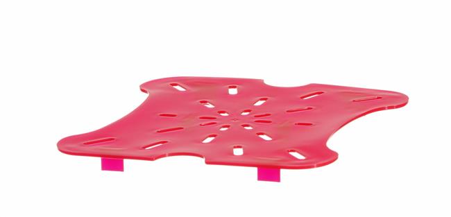 Ociekacz do pojemnika CamSquares Fresh Pro, Cambro, do pojemników 11,4l, 17,2l i 20,8l, niebieski, 232x222x(H)25mm Wariant podstawowy