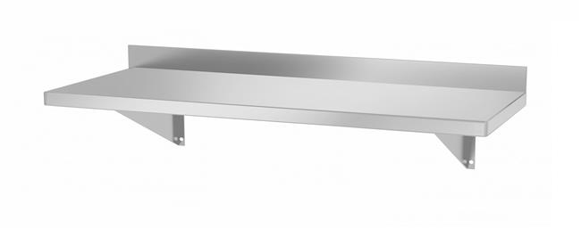 Półka wisząca na konsolach, z dwiema konsolami, o wym. 800x300x250 mm Wariant podstawowy