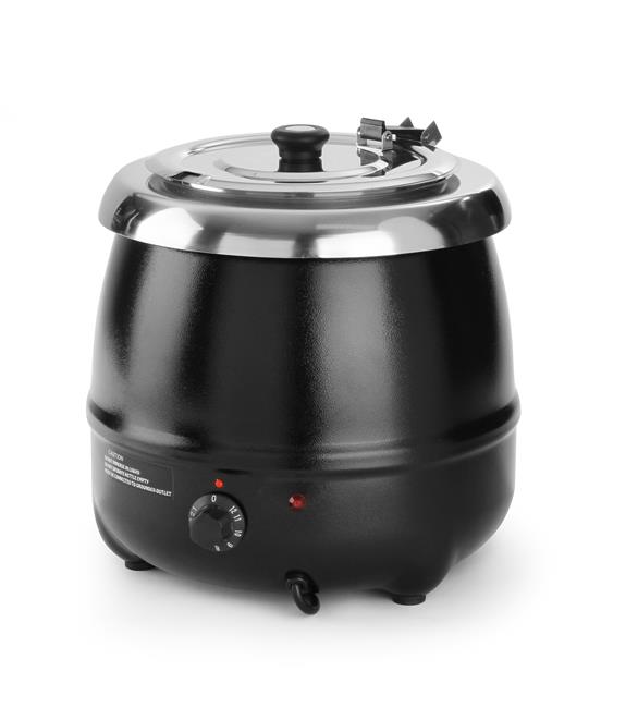 Kociołek do zupy, HENDI, Kitchen Line, czarny, 220-240V/600W, ø389x(H)370mm Wariant podstawowy