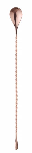 Łyżka barmańska, Bar up, miedziany, 385x35x(H)mm Wariant podstawowy