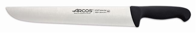 Nóż rzeźniczy, seria 2900, Arcos, czarny, (L)492mm Wariant podstawowy