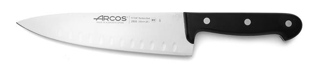 Nóż szefa kuchni ze szlifem kulowym, seria UNIVERSAL, Arcos, czarny, (L)314mm Wariant podstawowy