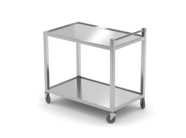 Wózek kelnerski 2-półkowy, HENDI, 900x500x(H)850mm Wariant podstawowy