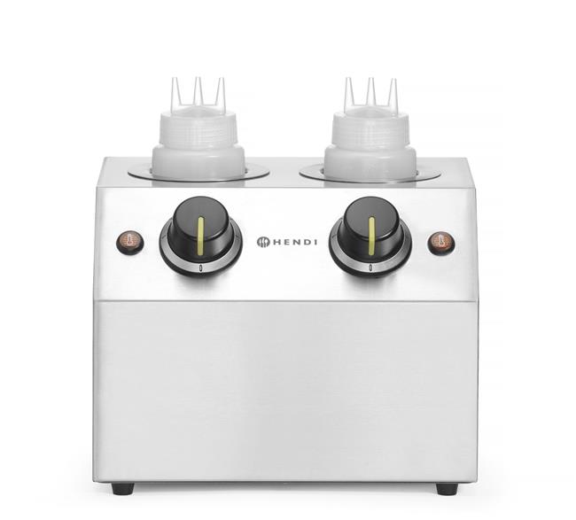 Podgrzewacz do sosów podwójny, HENDI, 1,3L, 220-240V/400W, 270x223x(H)282mm Wariant podstawowy