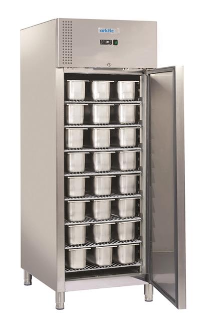 Szafa mroźnicza do lodów jednodrzwiowa, Arktic, 230V/615W, 740x990x(H)2010mm Wariant podstawowy