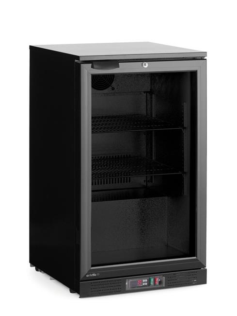 Lodówka barowa 1-drzwiowa, Arktic, 86L, czarny, 220-240V/120W, 500x530x(H)870mm Wariant podstawowy