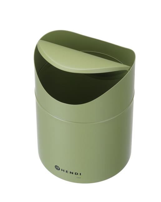 Śmietniczka stołowa, HENDI, 1,2L, zielony, ?120x(H)165mm Wariant podstawowy