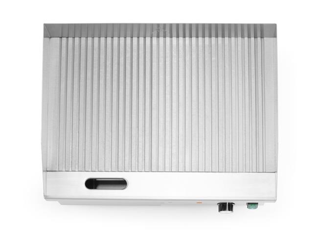 Płyta grillowa żebrowana, HENDI, Budget Line, ryflowana, 220-240V/3000W, 550x430x(H)240mm Wariant podstawowy
