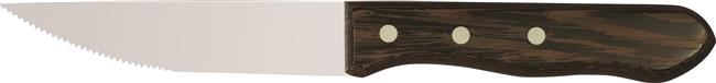 Nóż do steków 125 mm z drobnymi ząbkami, uchwyt drewniany wenge Wariant podstawowy