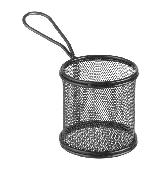 Koszyk miniaturowy do smażonych przekąsek 90x90x90 Wariant podstawowy