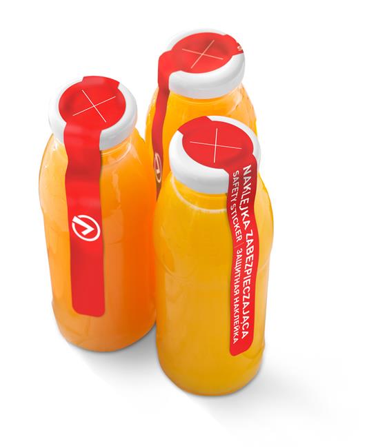 Pasek jednorazowy zabezpieczający otwór na słomkę - zestaw 2 rolek Wariant podstawowy