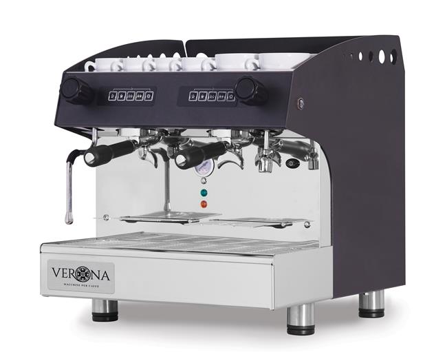 Ekspres do kawy JULIA Compact, 2-grupowy, automatyczny, czarny Wariant podstawowy