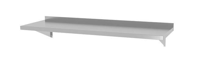 Półka wisząca na konsolach, z dwiema konsolami, o wym. 1200x300x250 mm Wariant podstawowy