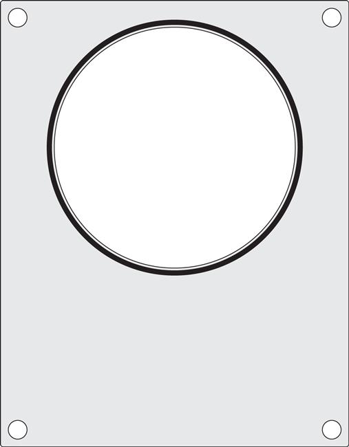 Matryca do zgrzewarki Hendi  na duży pojemnik do zupy fi 165 mm Wariant podstawowy