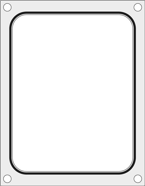 Matryca do zgrzewarki T-REX M-C-S oraz B190/192 STRONG  na tackę  bez podziału 227x178 mm Wariant podstawowy