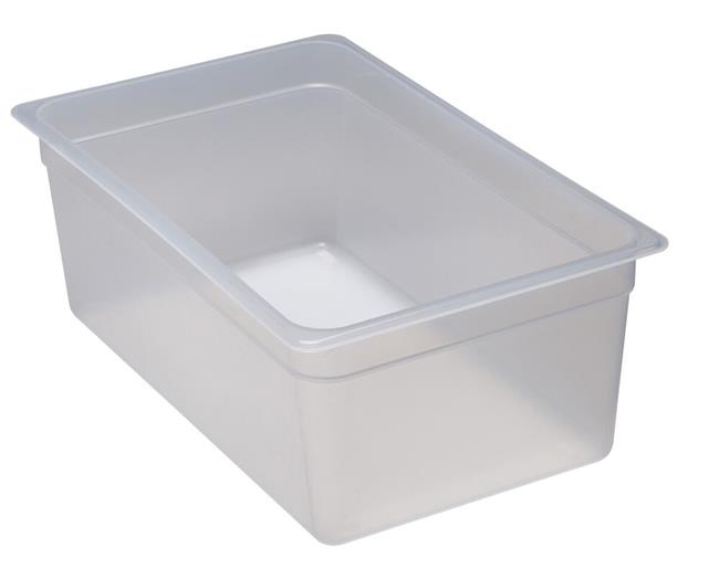 Pojemnik GN 1/1 z przezroczystego polipropylenu, Cambro, GN 1/1, transparentny, 325x530x(H)65mm 19,5 l