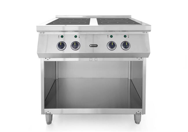 Kuchnia indukcyjna 4-palnikowa, HENDI, 400V/17000W, 800x700x(H)870mm Wariant podstawowy